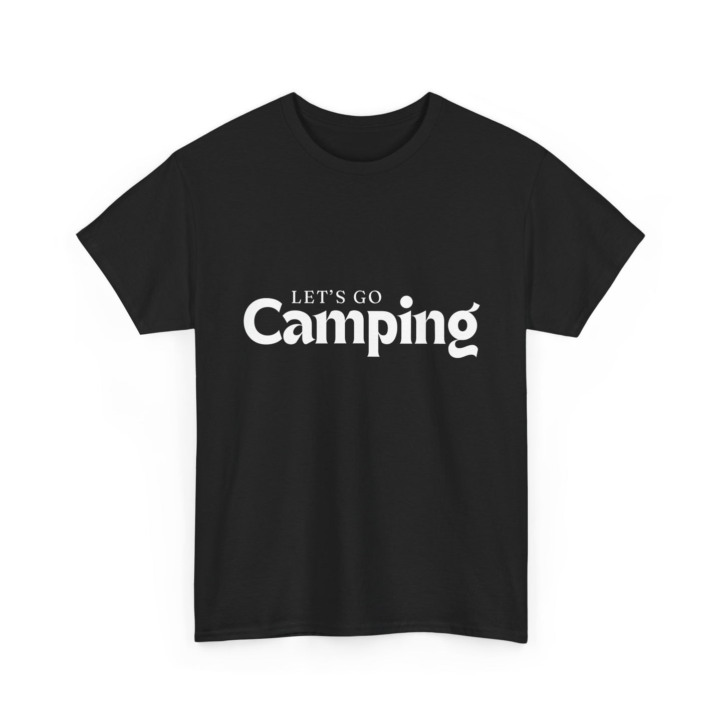 "Let's go camping" Unisex Cotton Tee