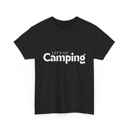 "Let's go camping" Unisex Cotton Tee