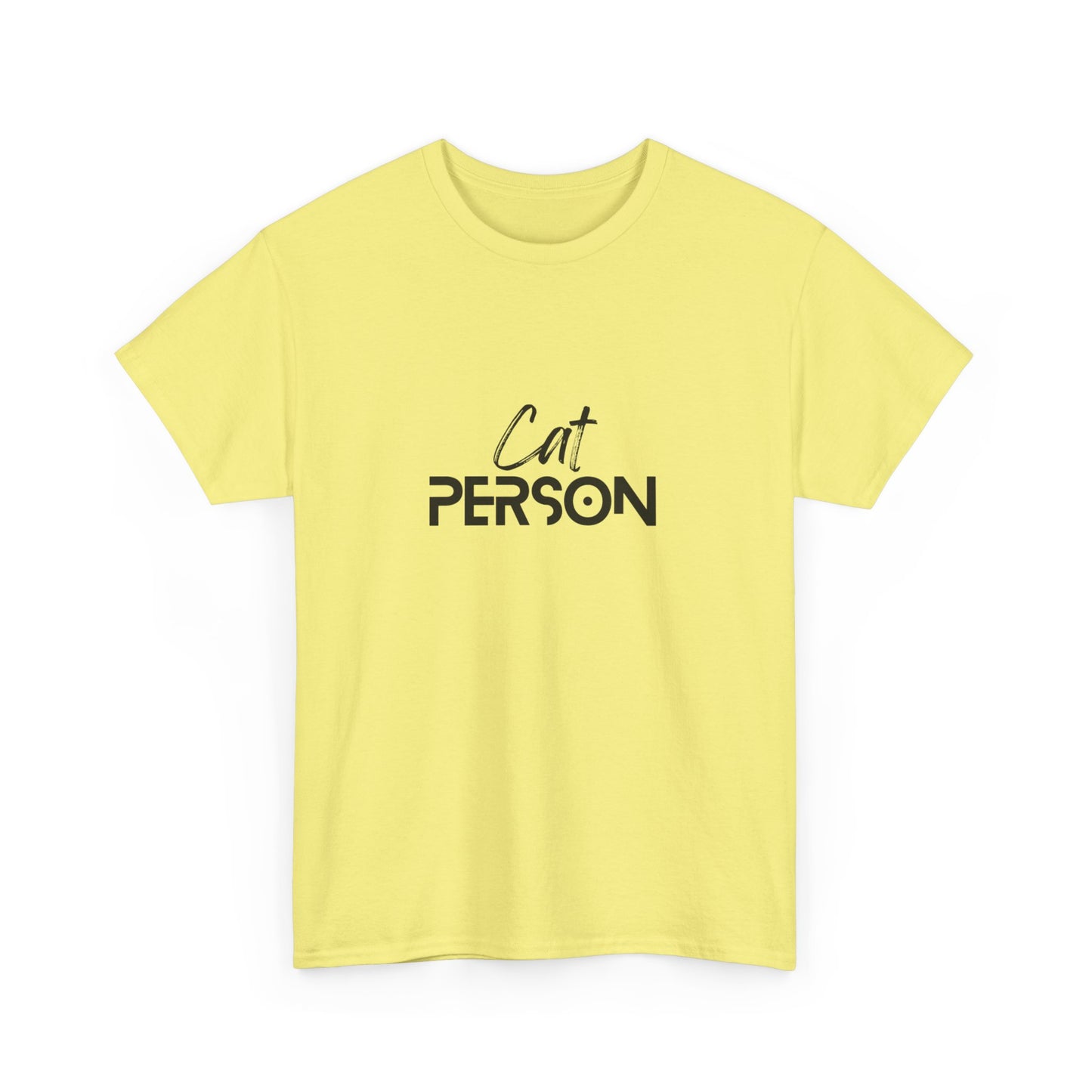 "Cat person" Unisex Cotton Tee