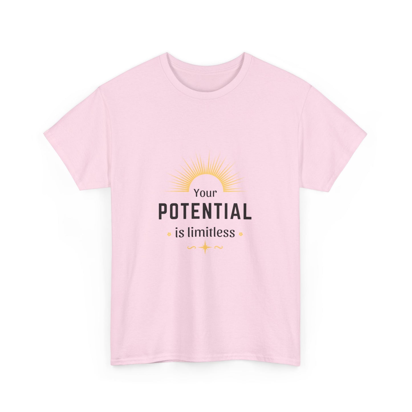 "Your potential is limitless" Unisex Cotton Tee