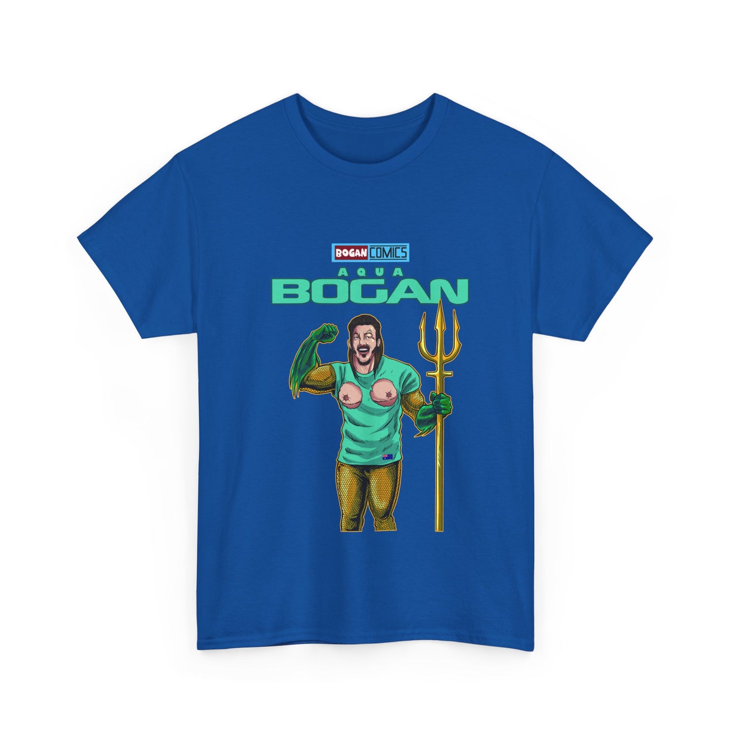 "Aqua bogan" Unisex Cotton Tee