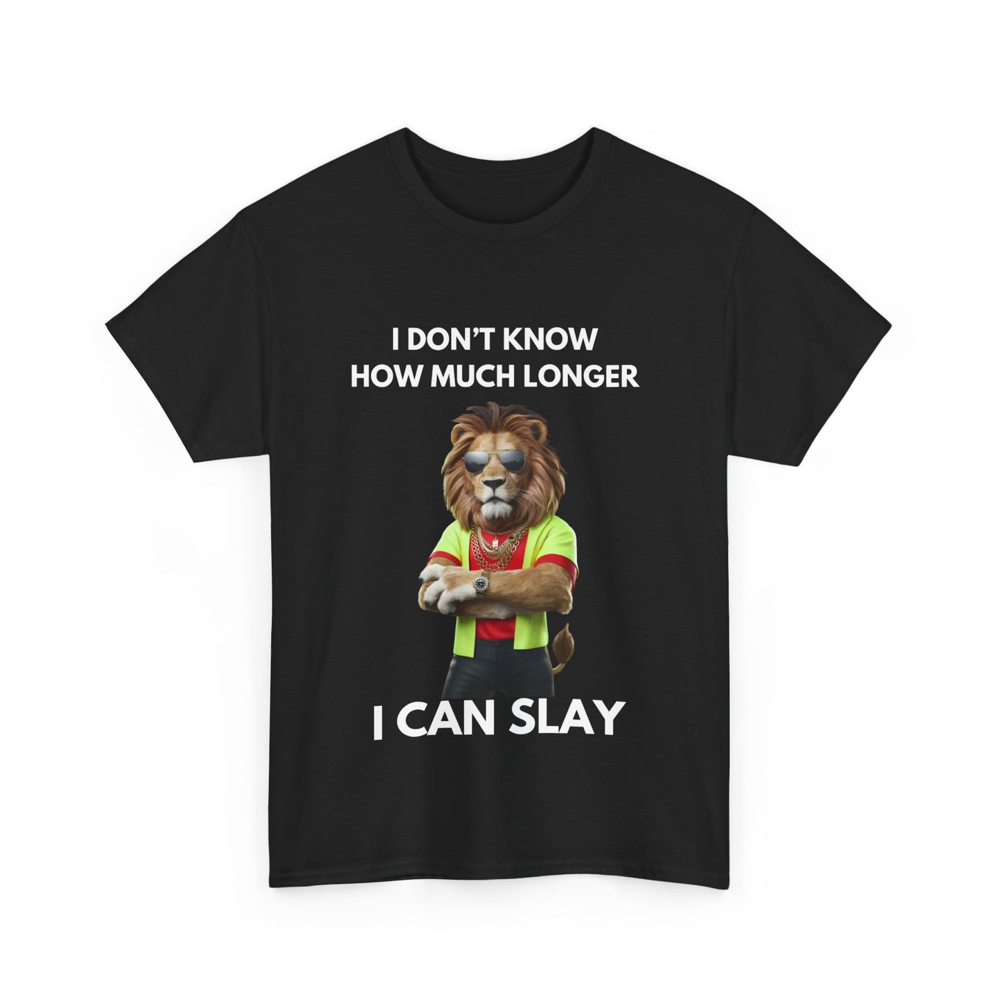 "I don’t know how much longer I can slay" Unisex Cotton Tee