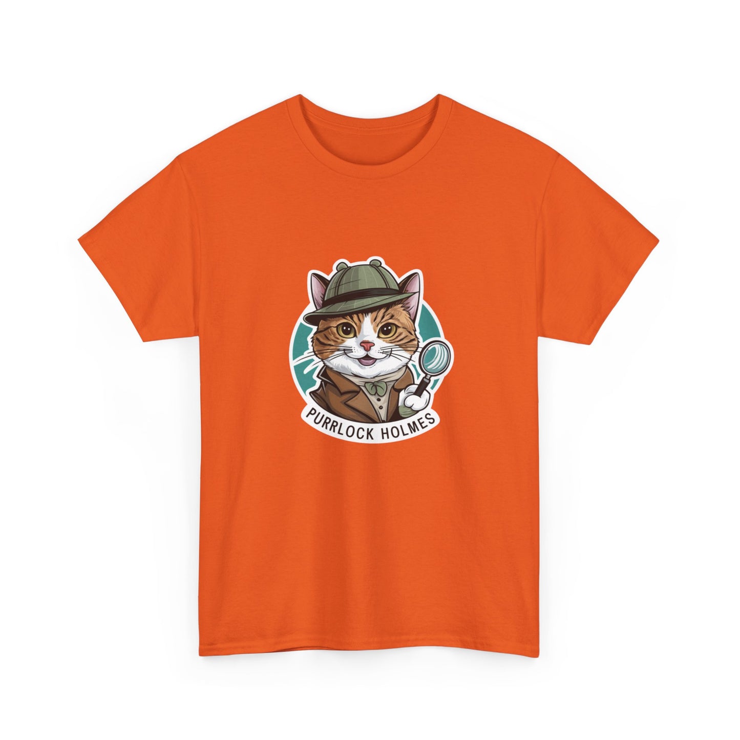 "Purrlock Holmes" Unisex Cotton Tee