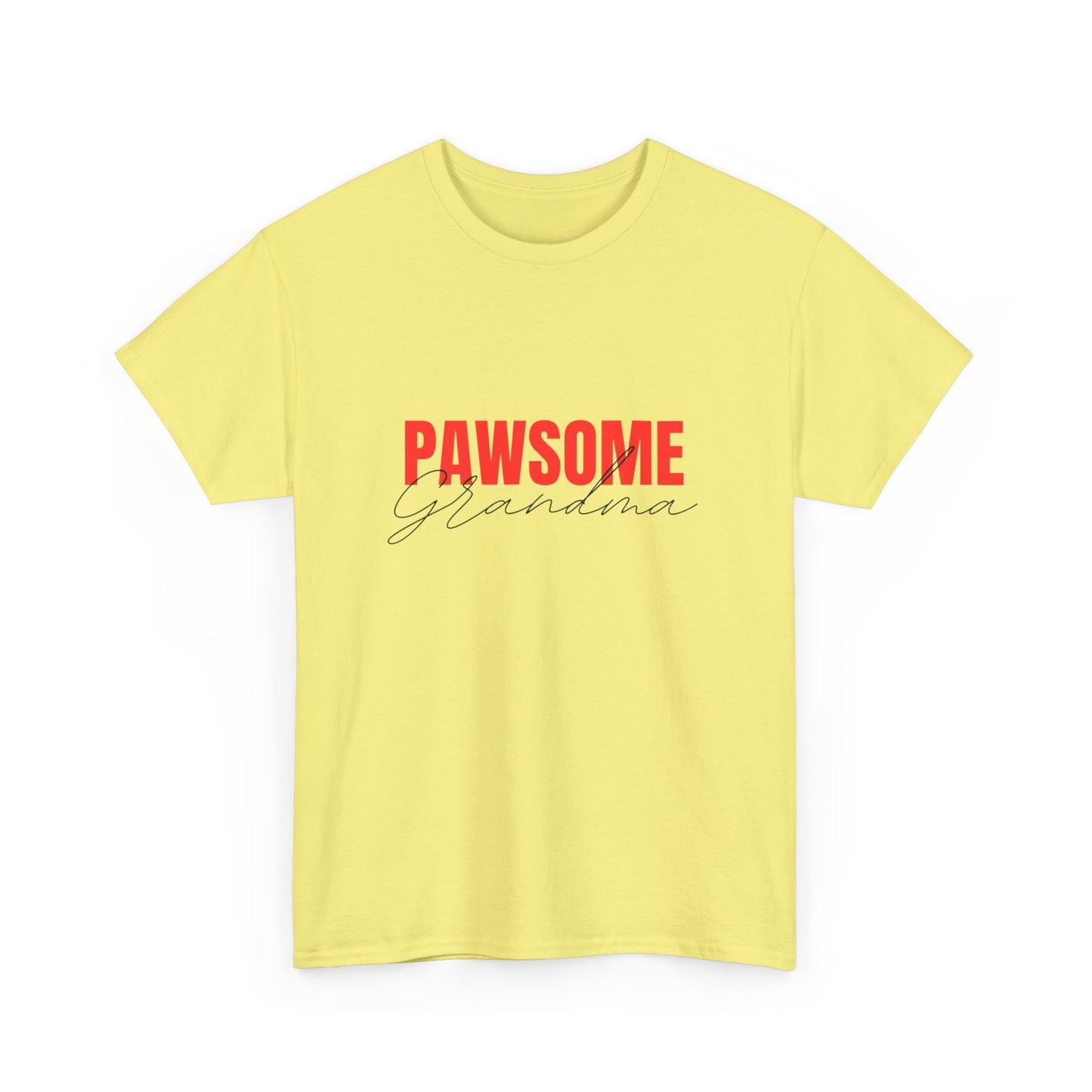 "Pawsome grandma" Unisex Cotton Tee