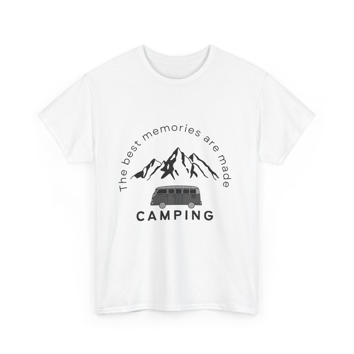 "The best memories are made camping" Unisex Cotton Tee