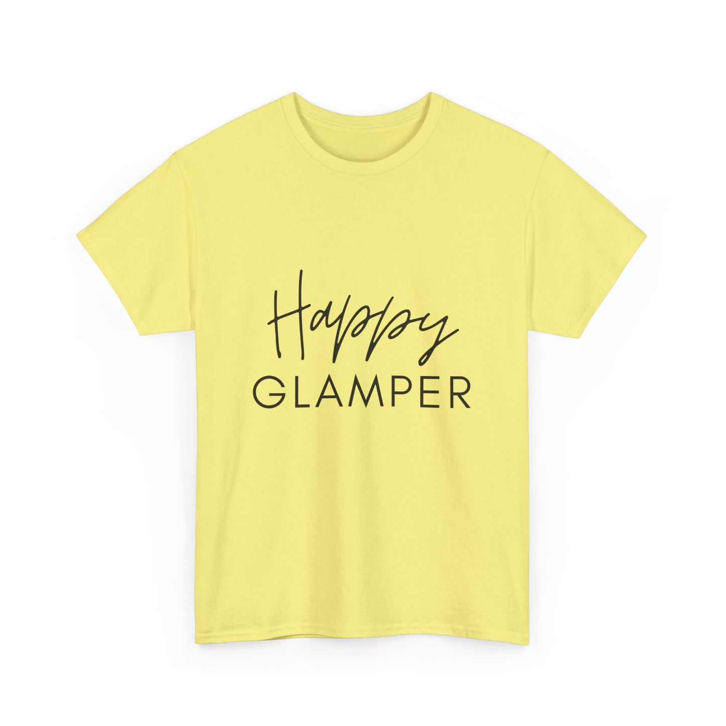 "Happy glamper" Unisex Cotton Tee