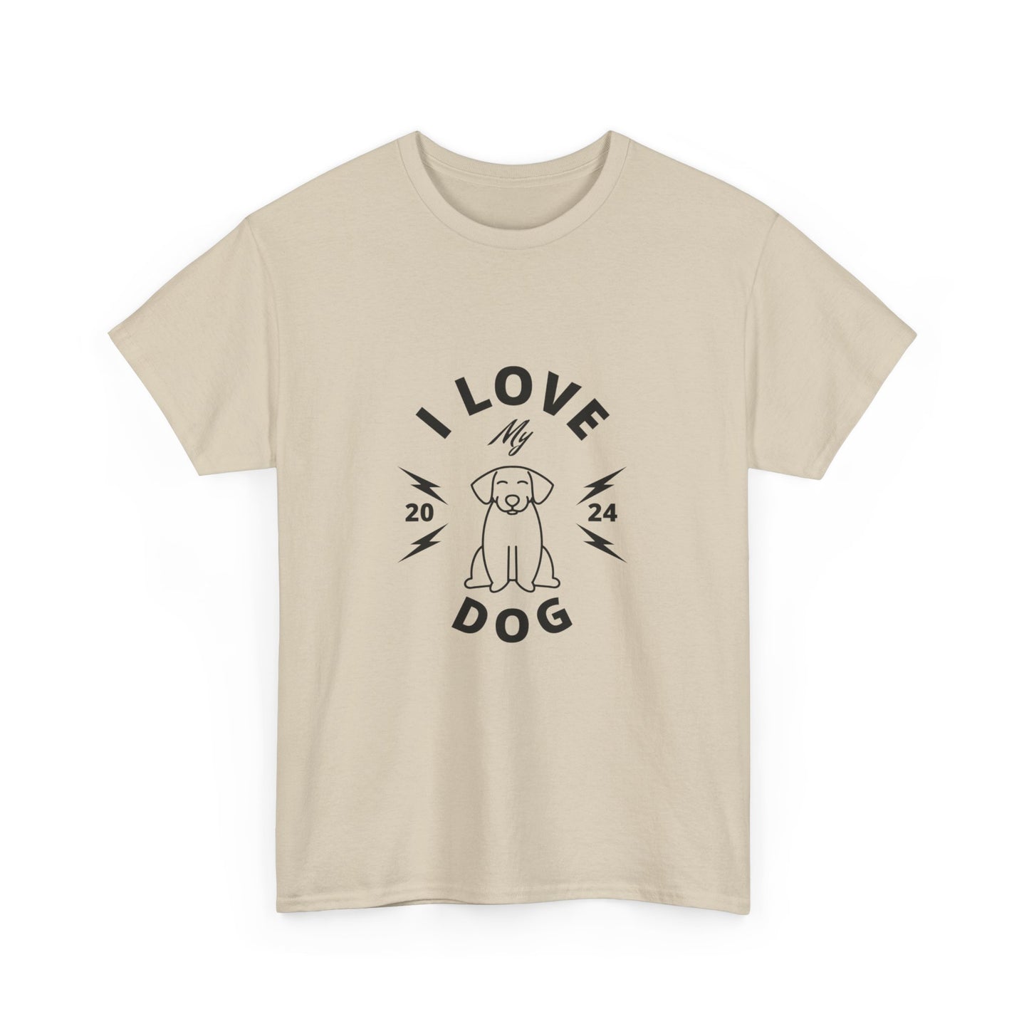 "I love my dog" Unisex Cotton Tee