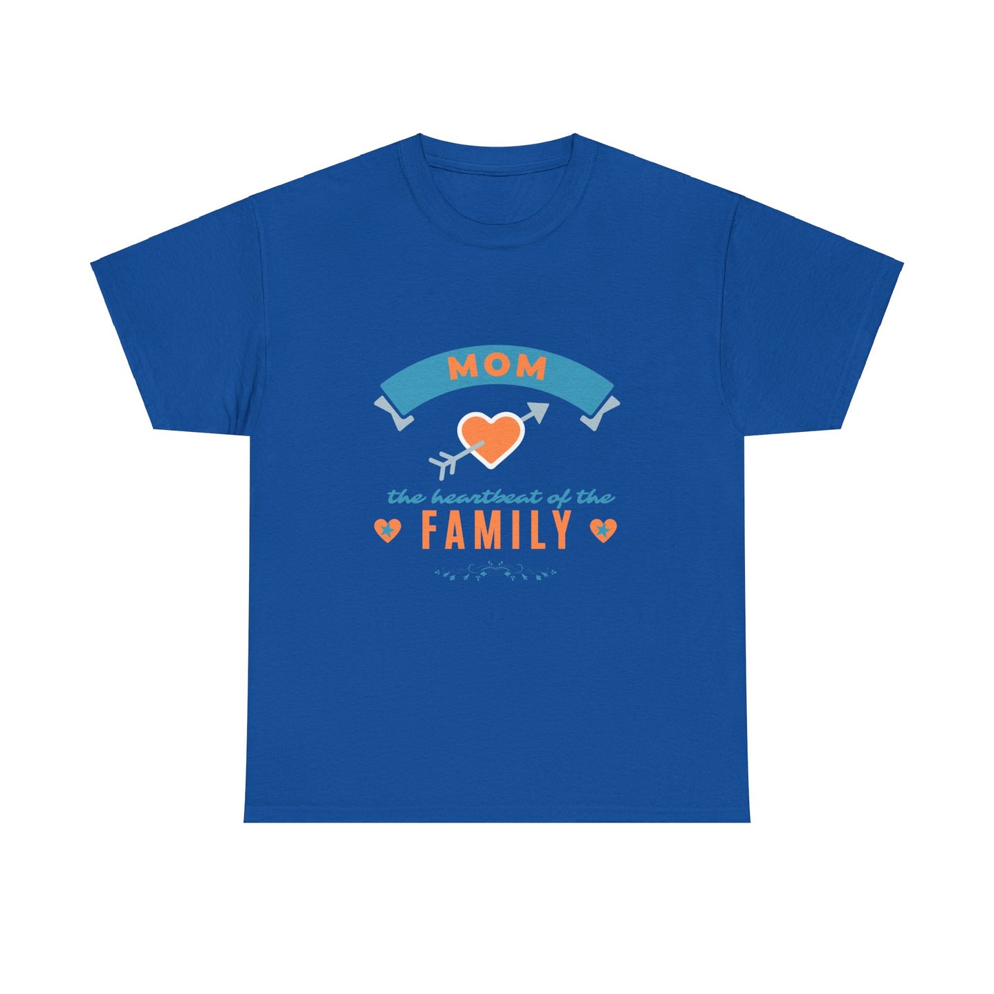 "Mom: The Heartbeat of the Family" Unisex Tee