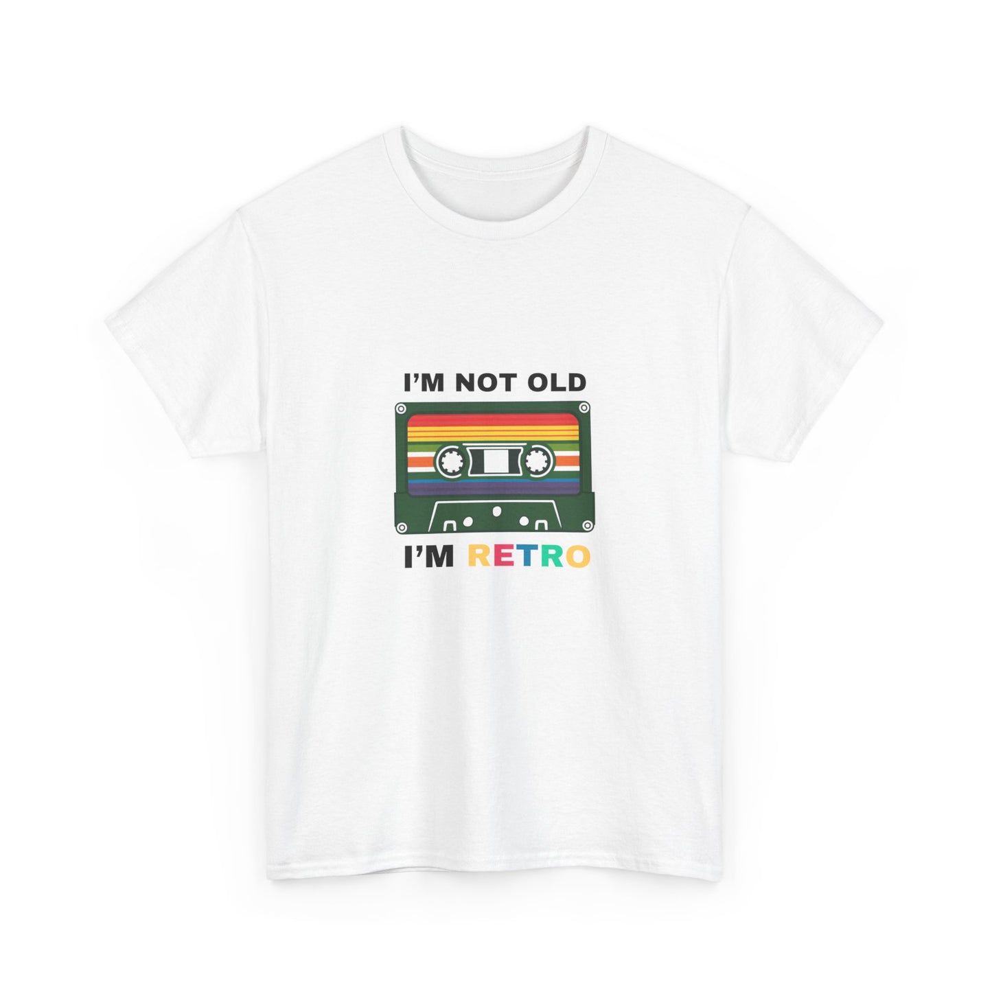 "I'm not old. I'm retro" Unisex Cotton Tee