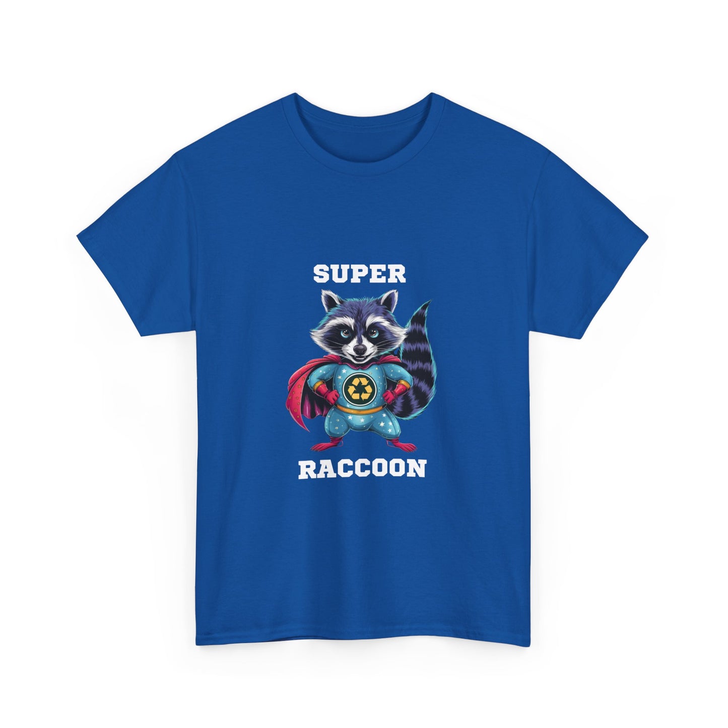 "Super raccoon" Unisex Cotton Tee