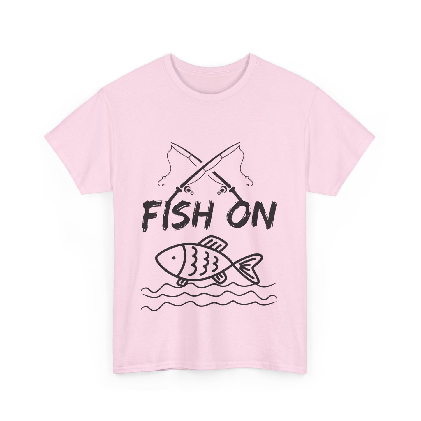 "Fish on" Unisex Cotton Tee