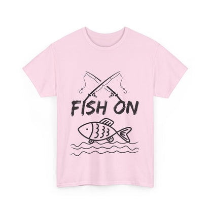 "Fish on" Unisex Cotton Tee