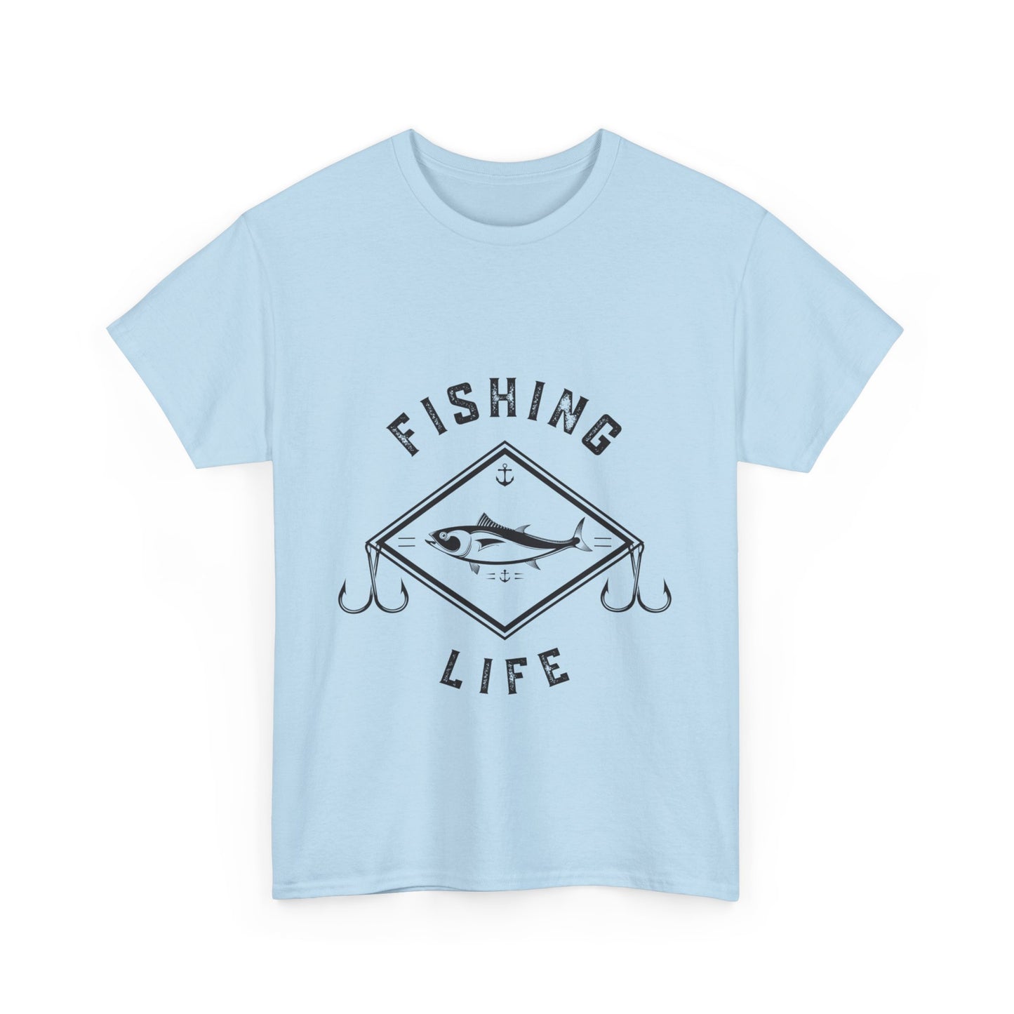 "Fishing life" Unisex Cotton Tee