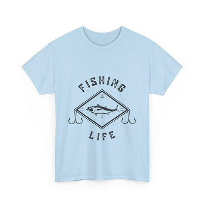 "Fishing life" Unisex Cotton Tee