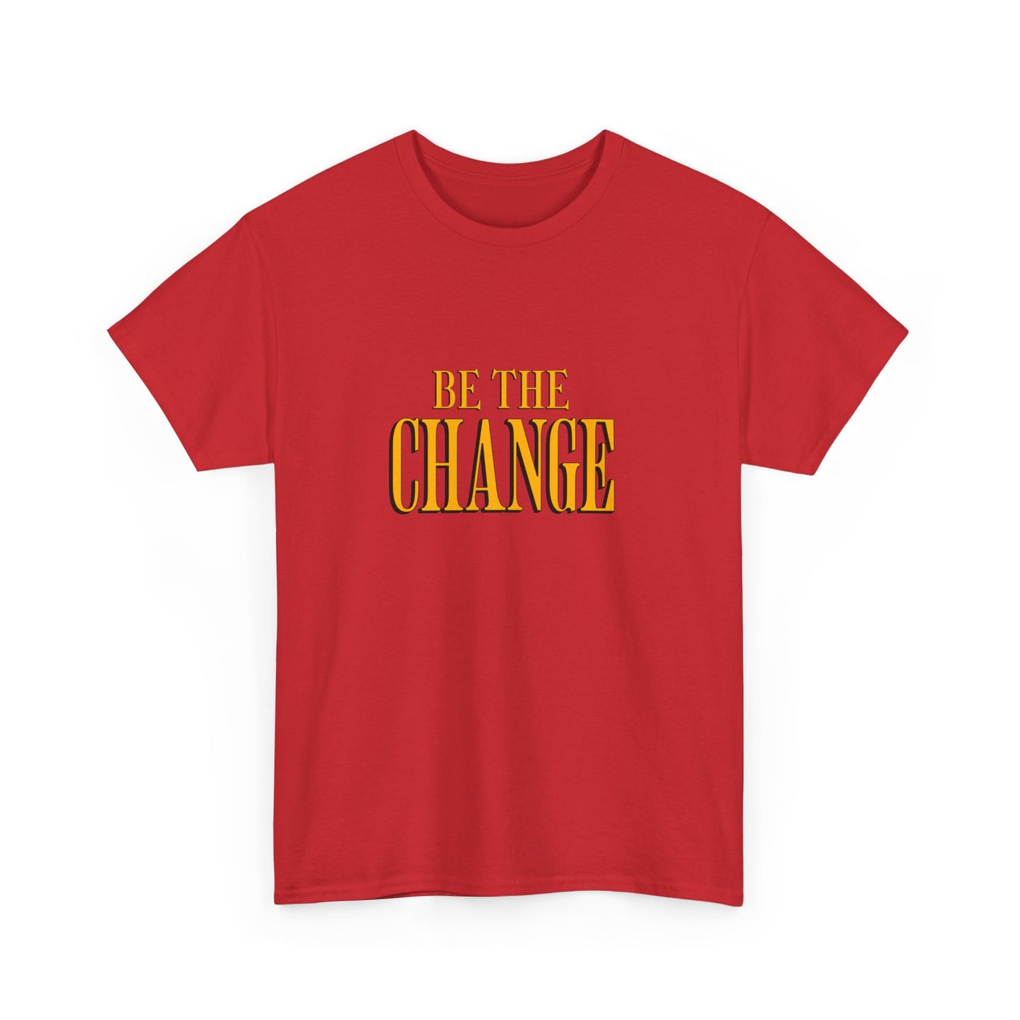 "Be the change" Unisex Cotton Tee