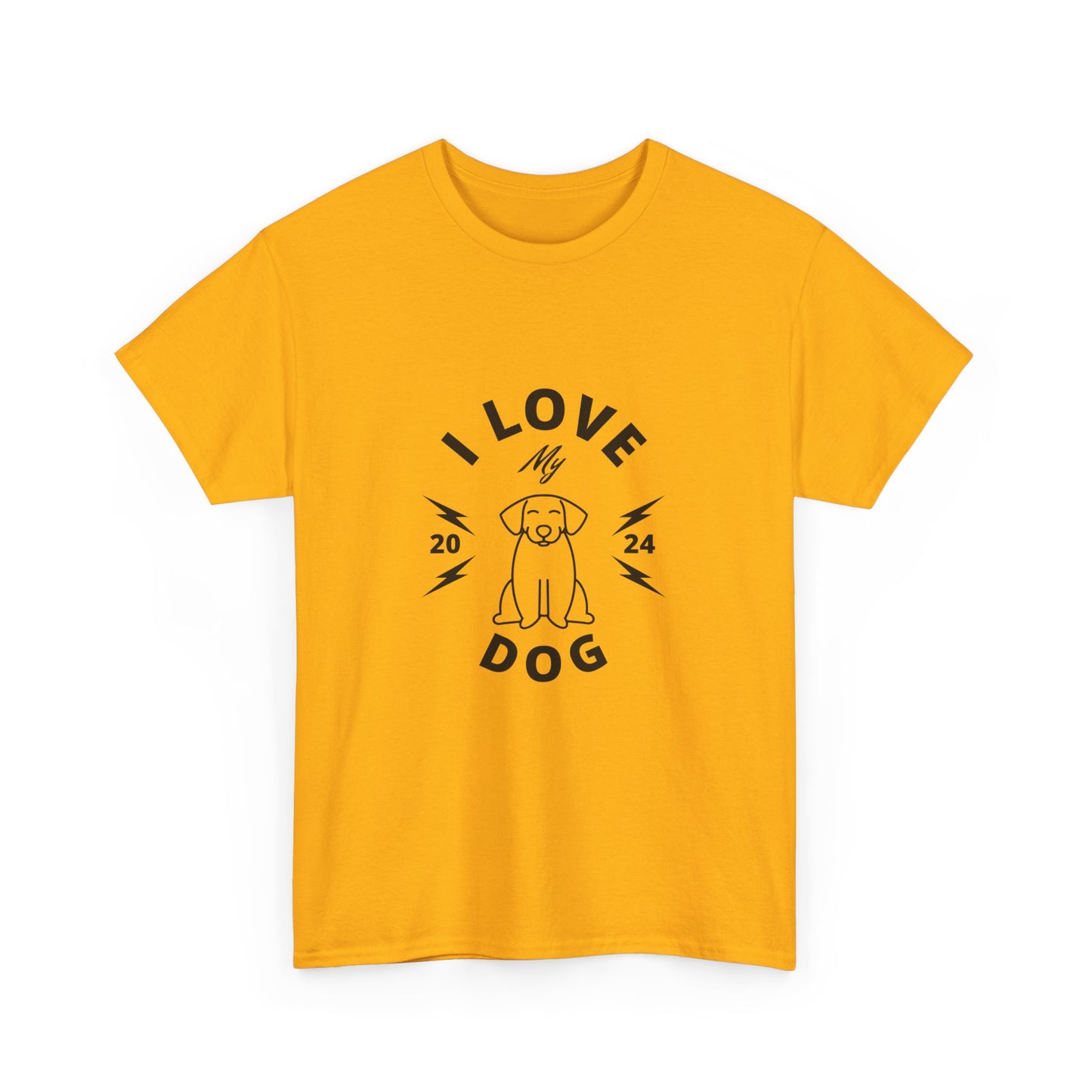 "I love my dog" Unisex Cotton Tee