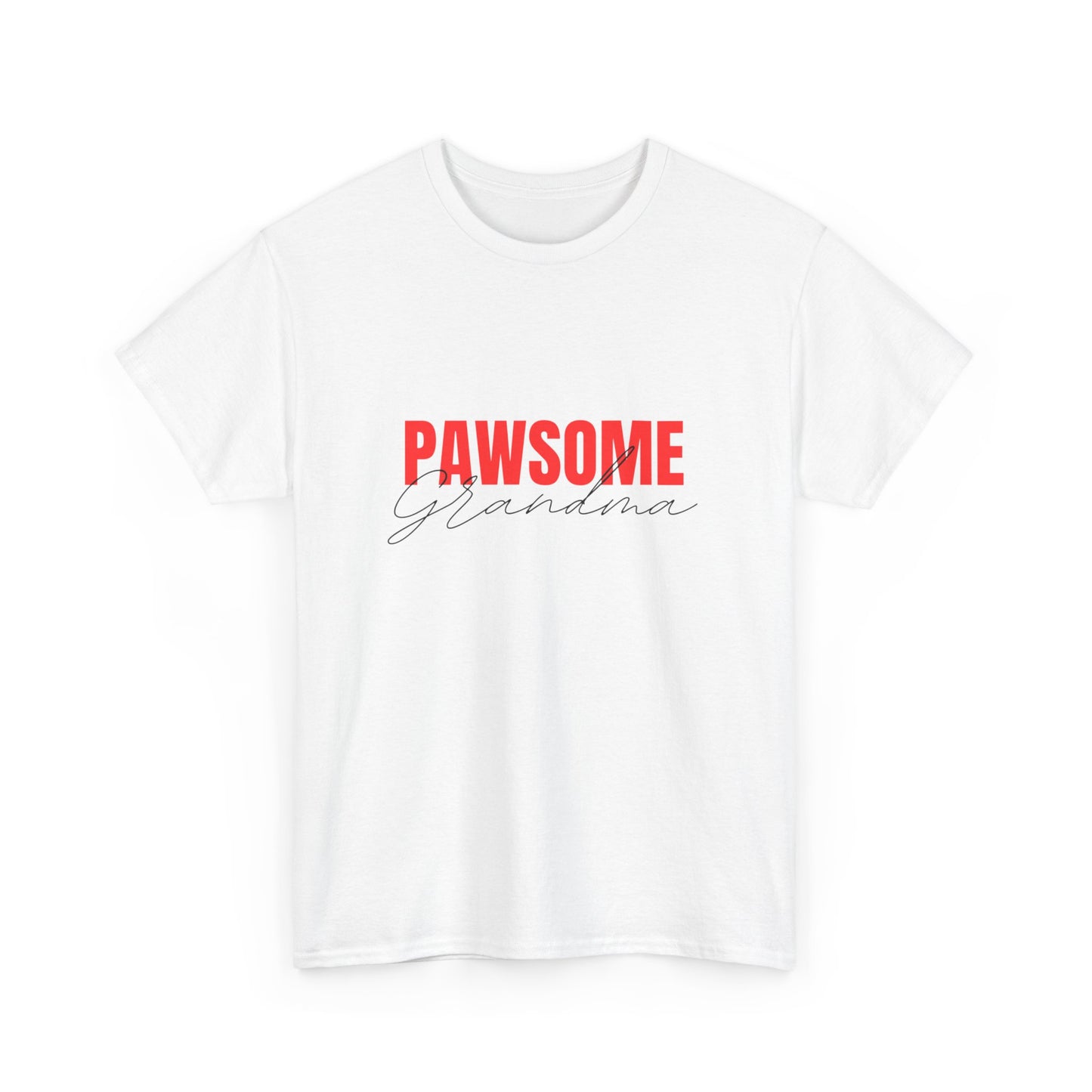 "Pawsome grandma" Unisex Cotton Tee