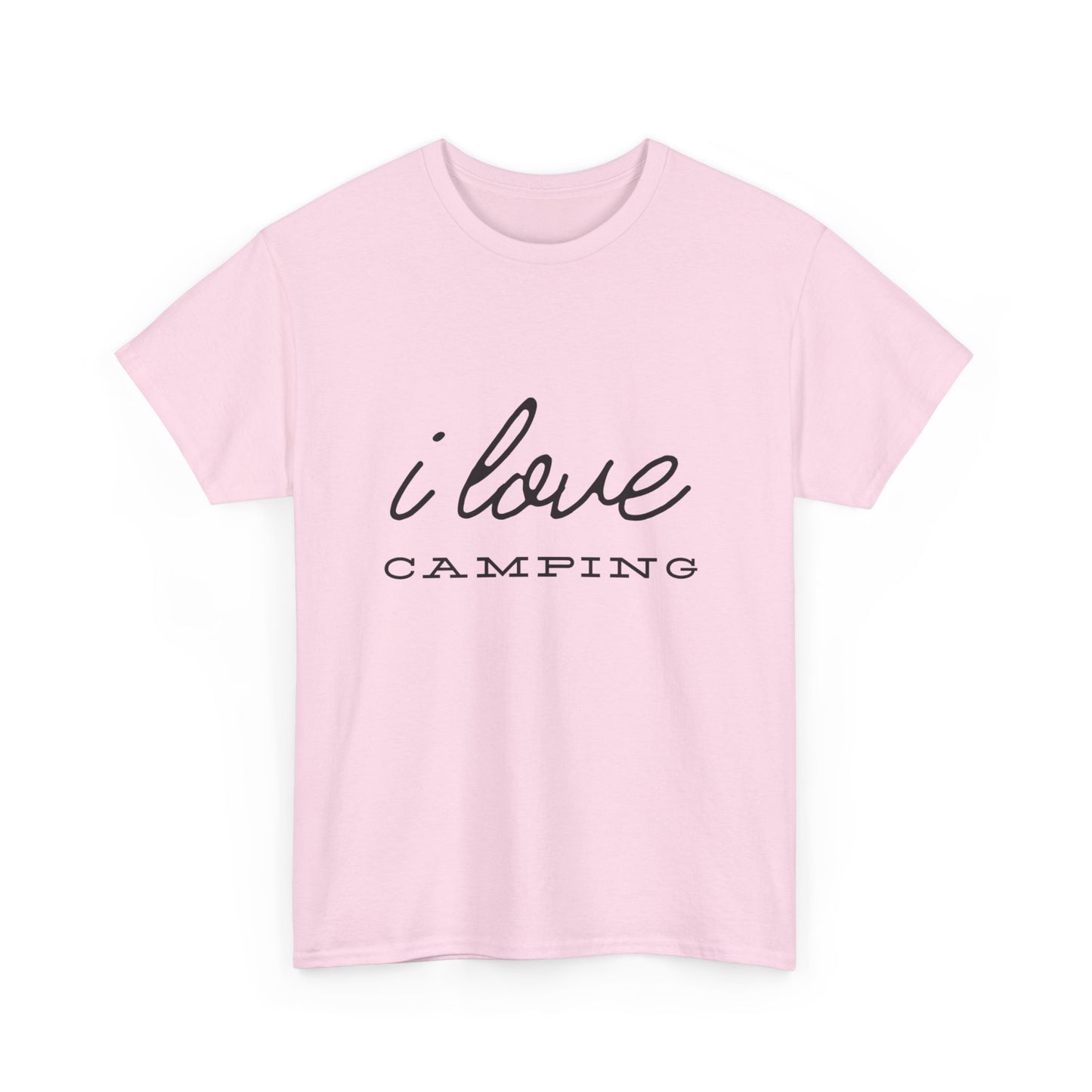 "I love camping" Unisex Cotton Tee