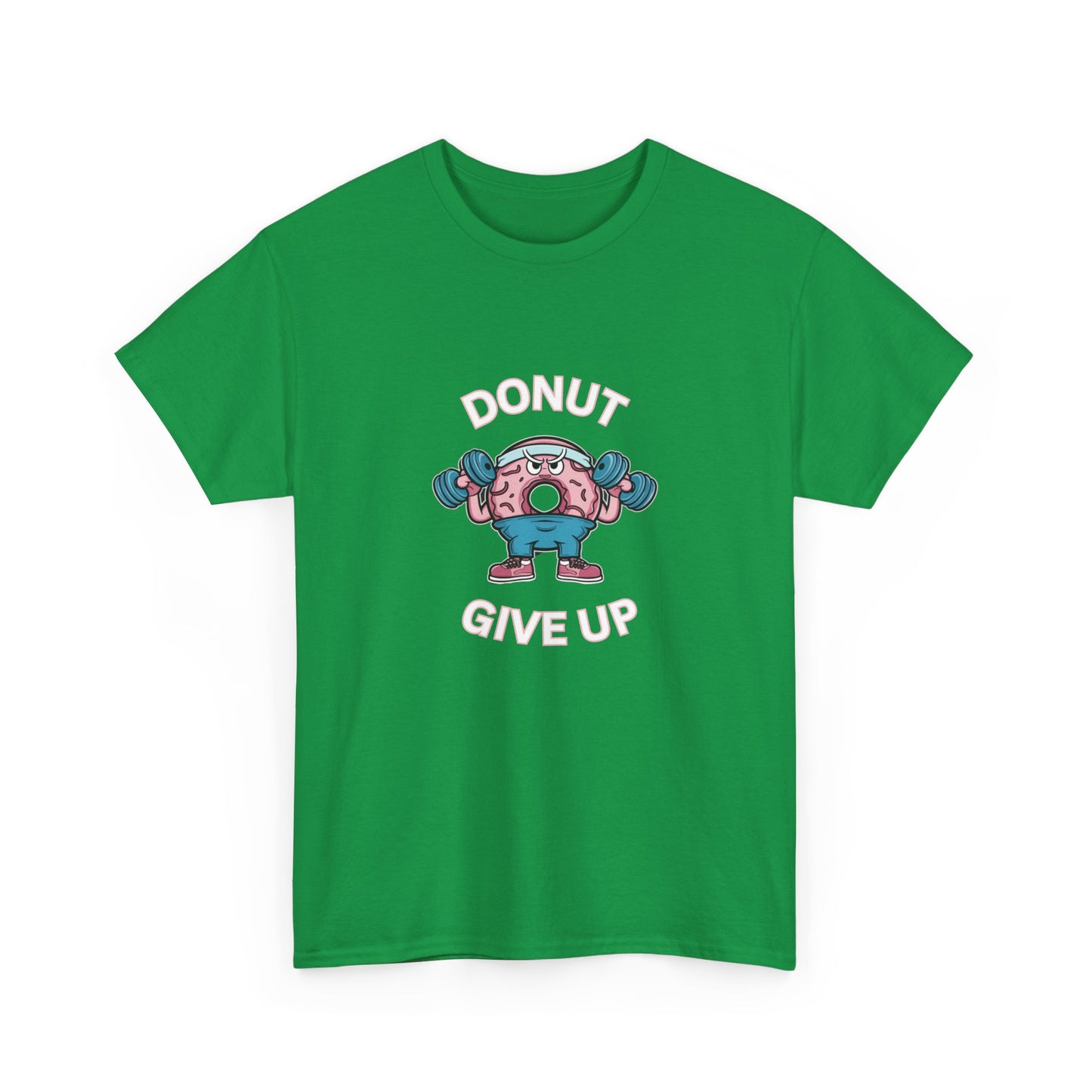 "Donut giveup" Unisex Cotton Tee