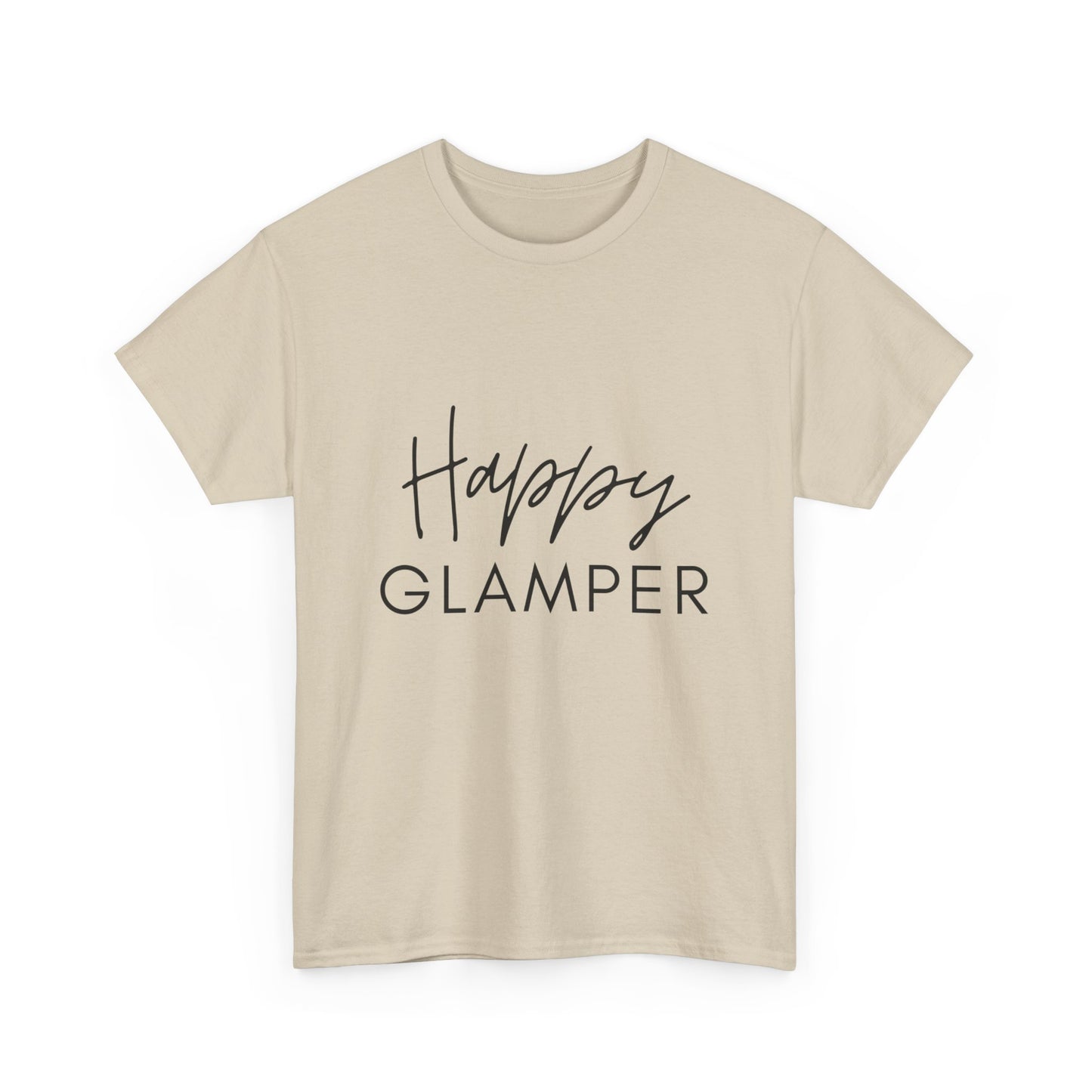 "Happy glamper" Unisex Cotton Tee