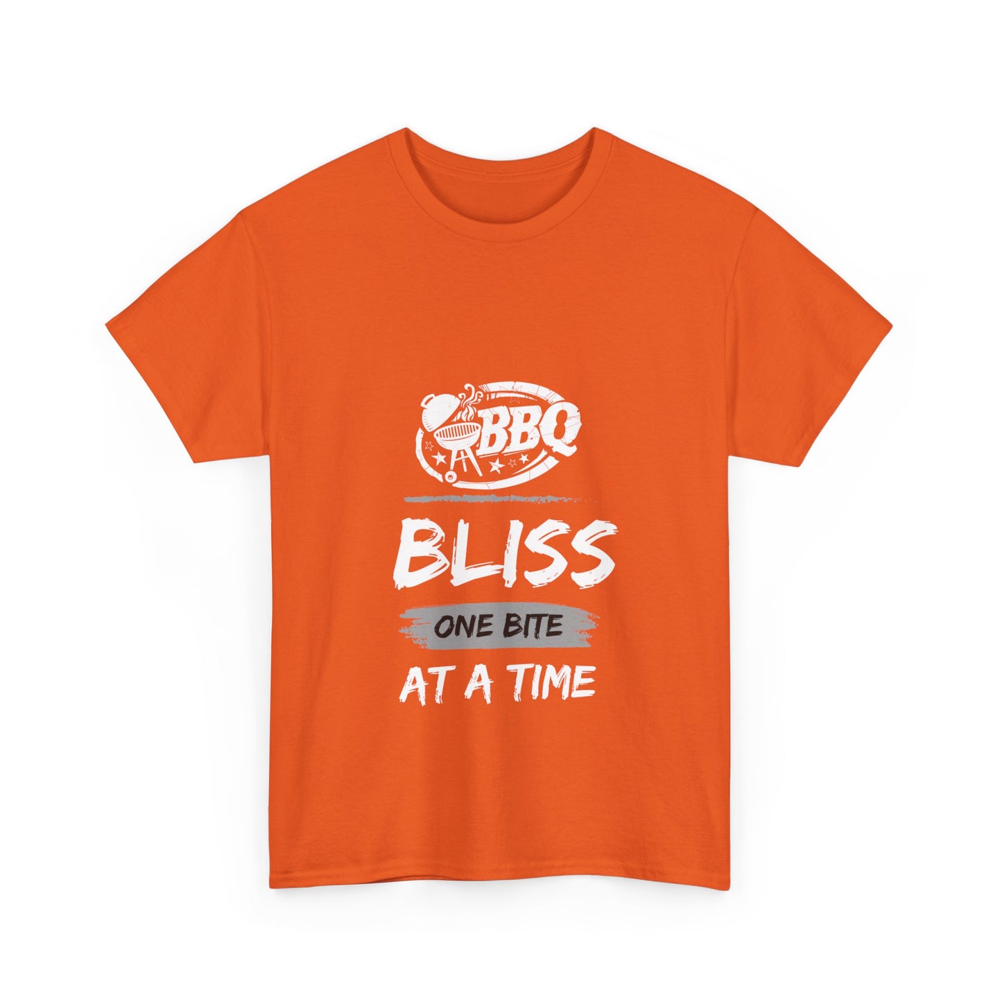 "BBQ bliss, one bite at a time." Unisex Cotton Tee