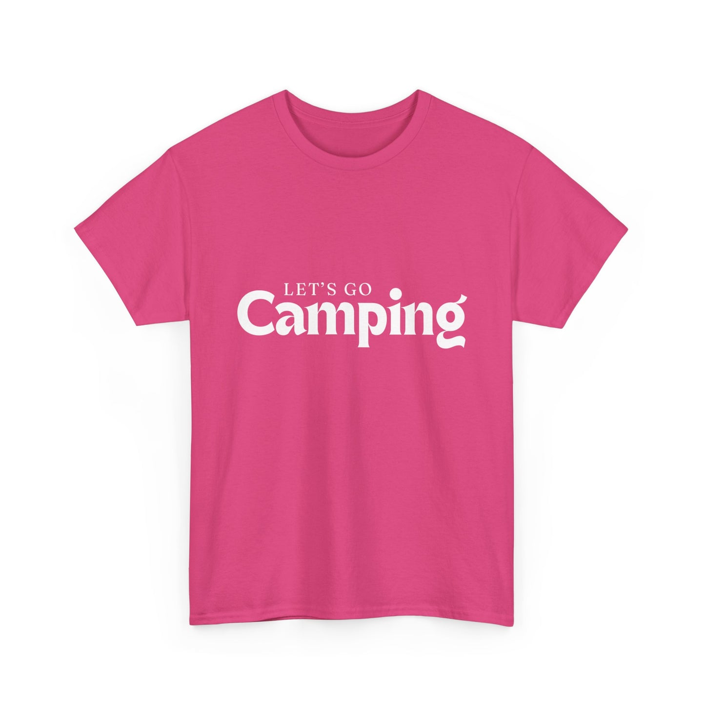 "Let's go camping" Unisex Cotton Tee