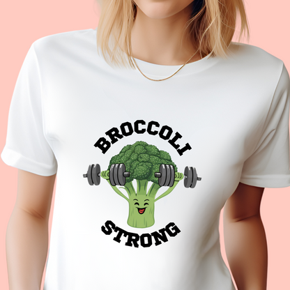 "Broccoli strong" Unisex Cotton Tee