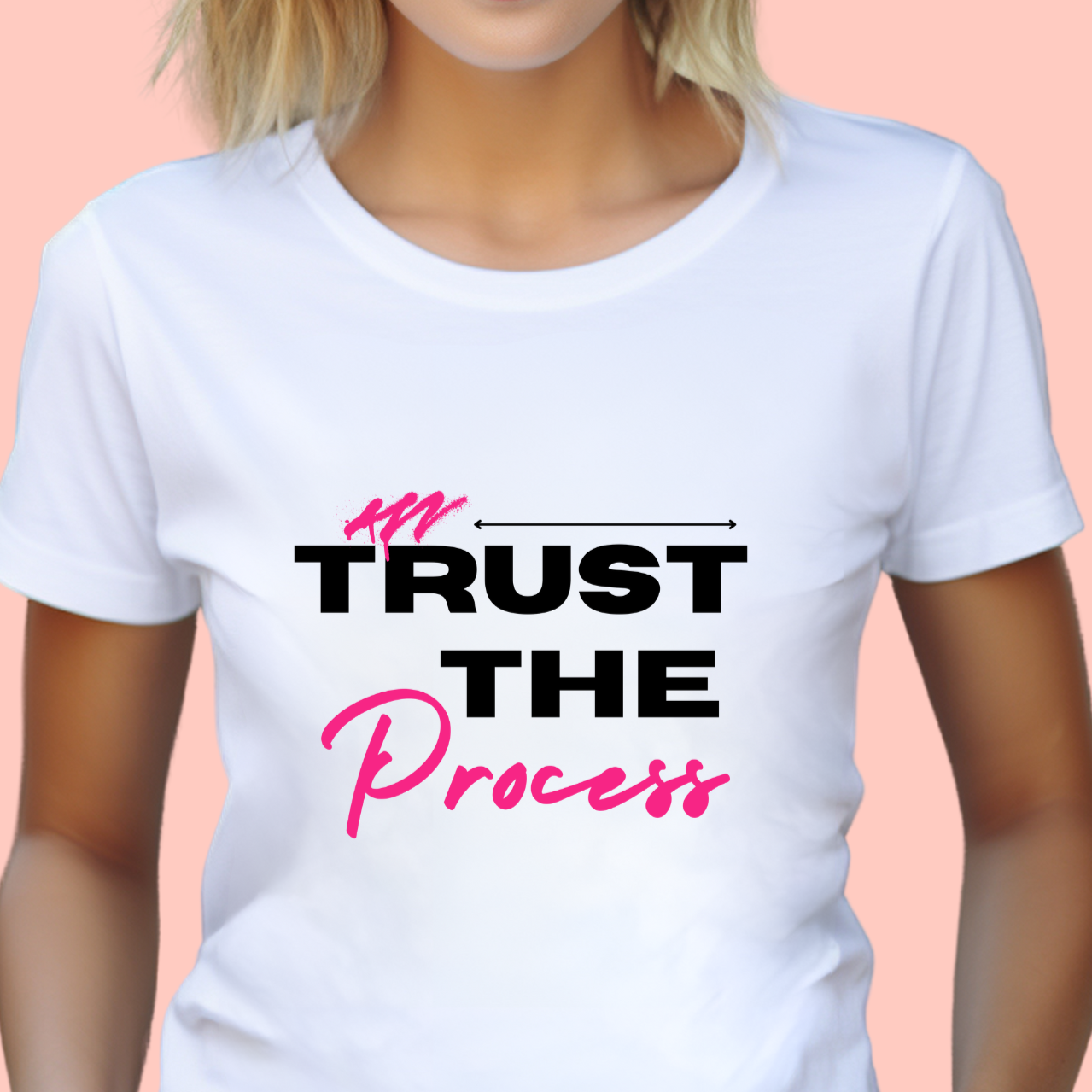 "Trust the process" Unisex Cotton Tee