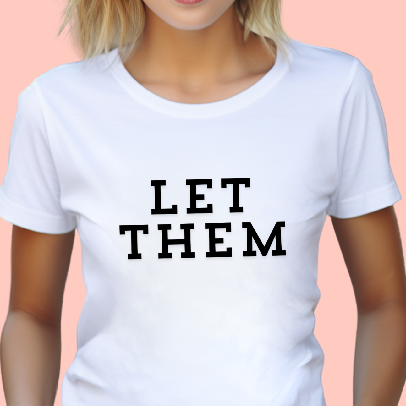 "Let them" Unisex Cotton Tee