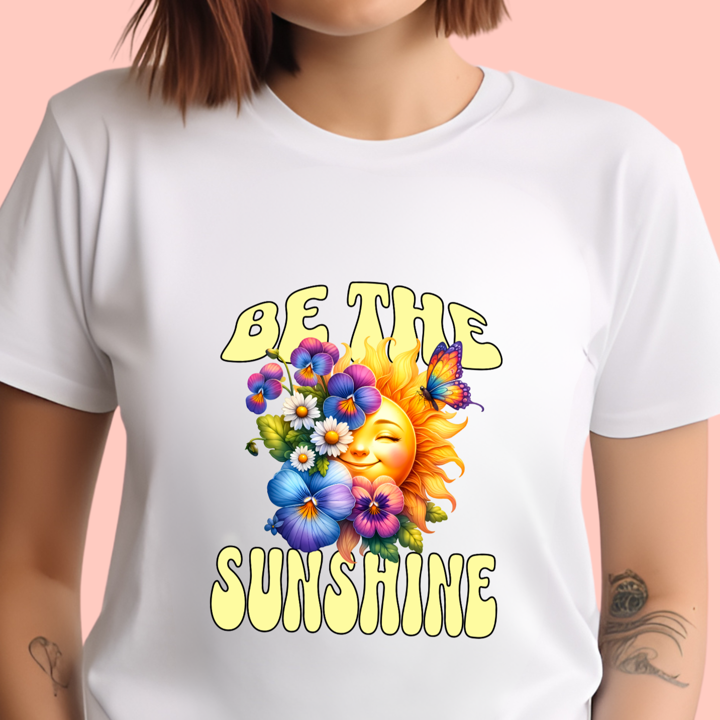 "Be the sunshine" Unisex Cotton Tee