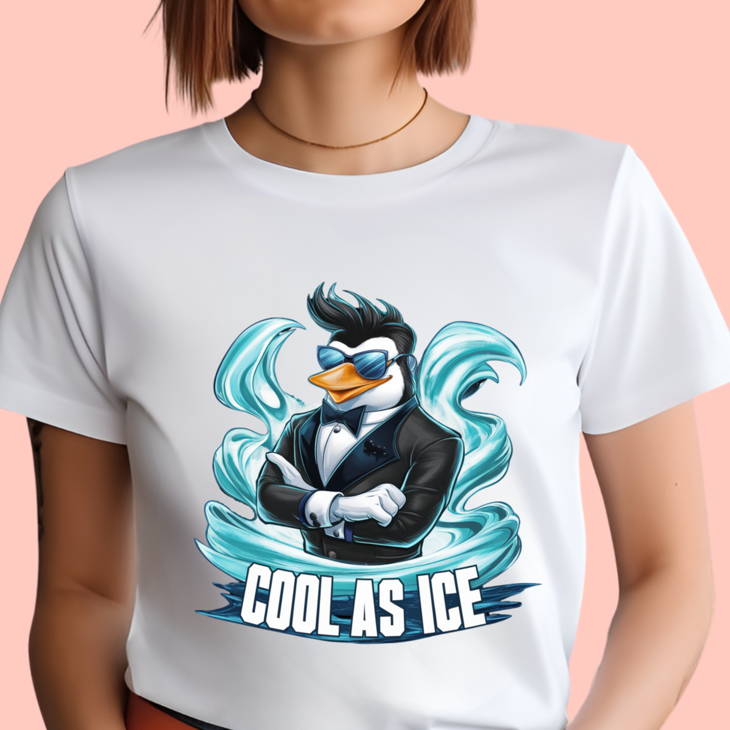 "Cool as ice" Unisex Cotton Tee