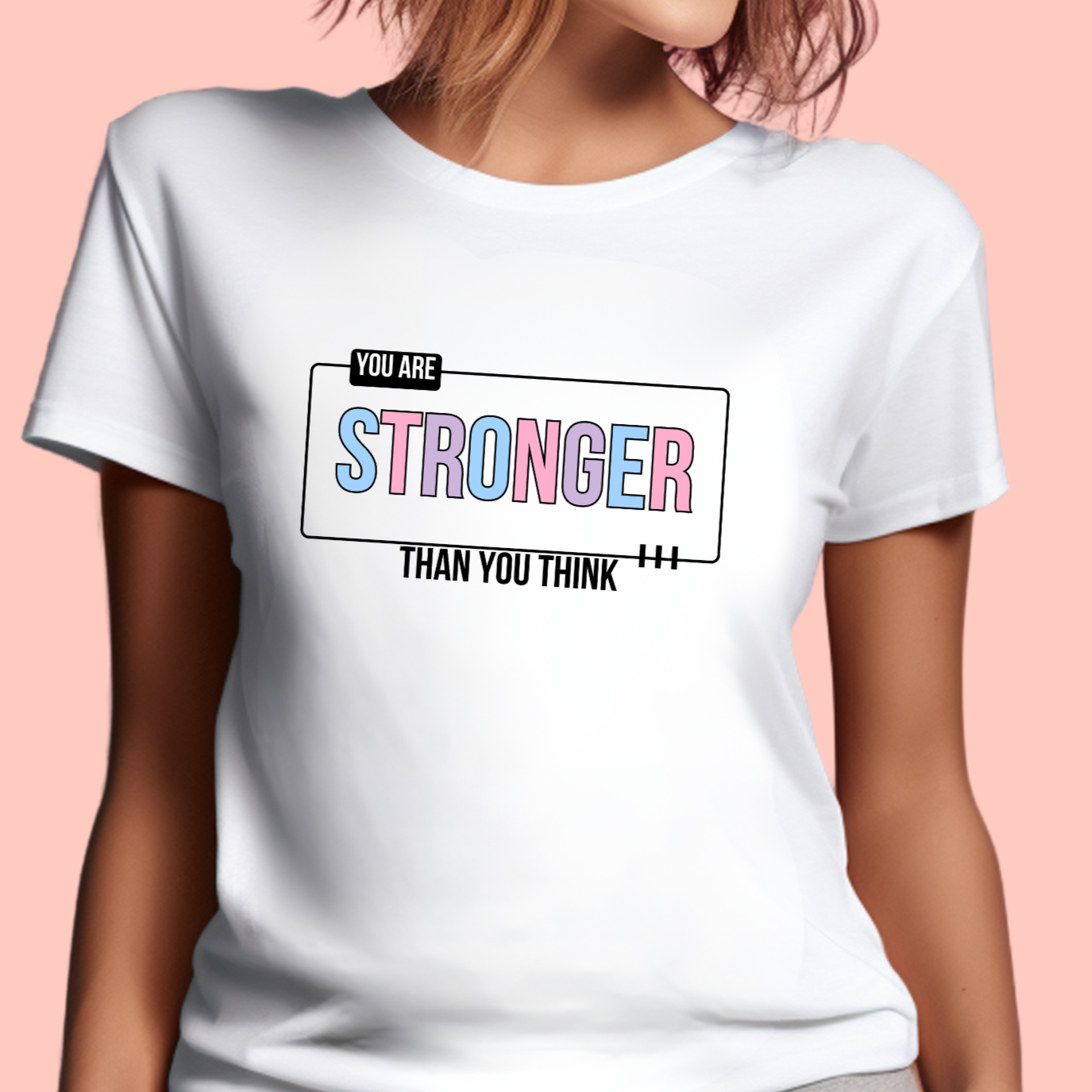 "You are stronger than you think" Unisex Cotton Tee