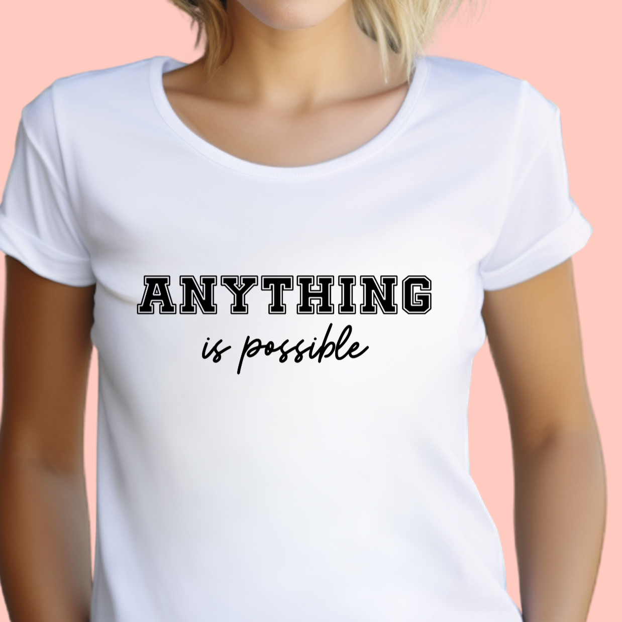 "Anything is possible " Unisex Cotton Tee