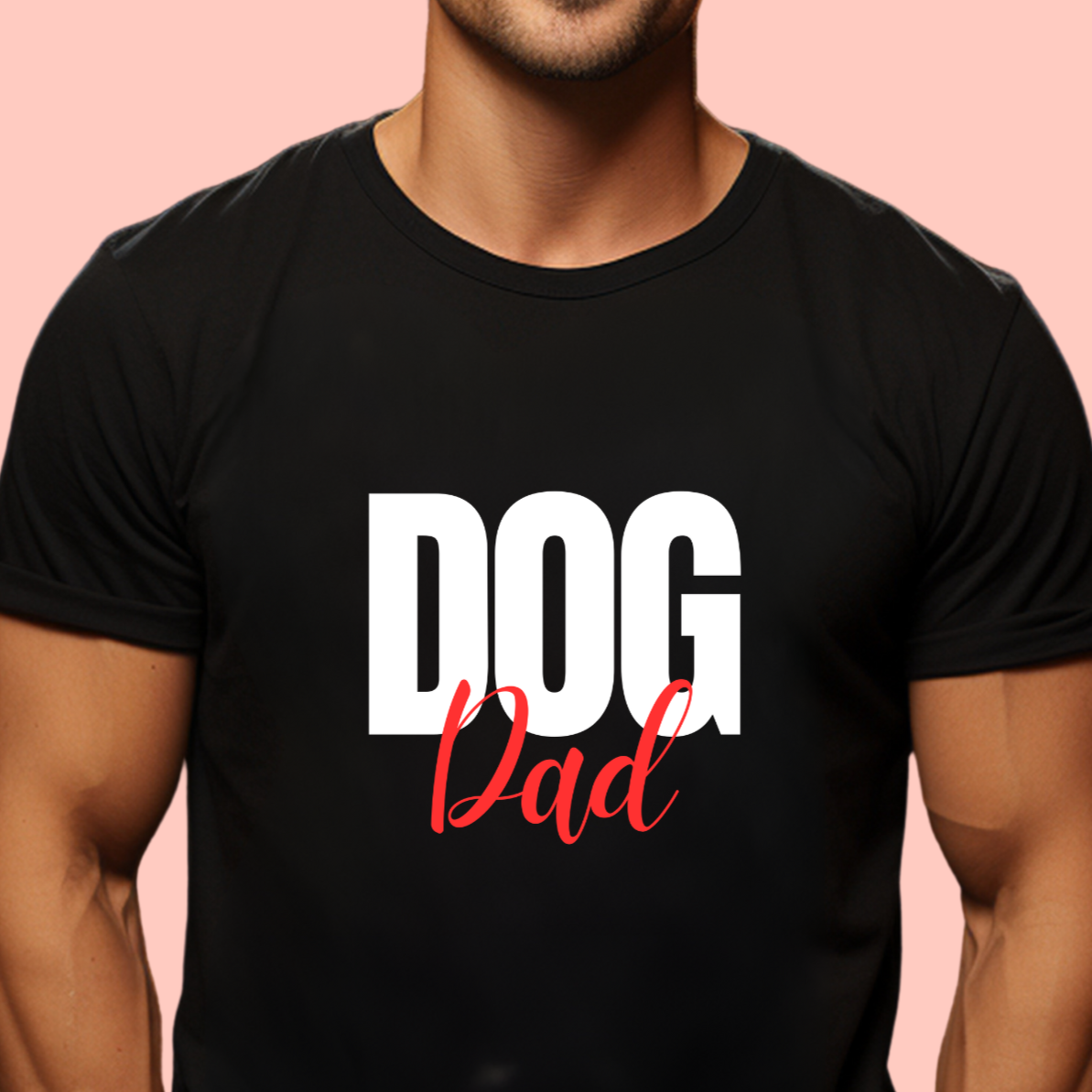 "Dog dad" Unisex Cotton Tee