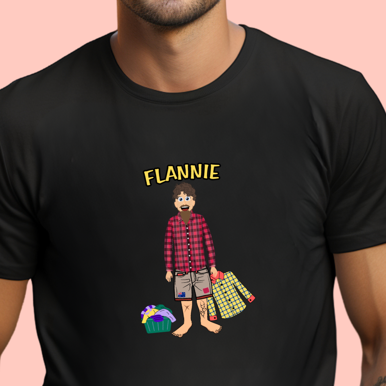 "Flannie" Unisex Cotton Tee