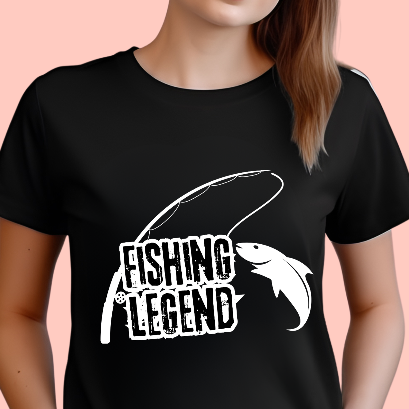 "Fishing legend" Unisex Cotton Tee