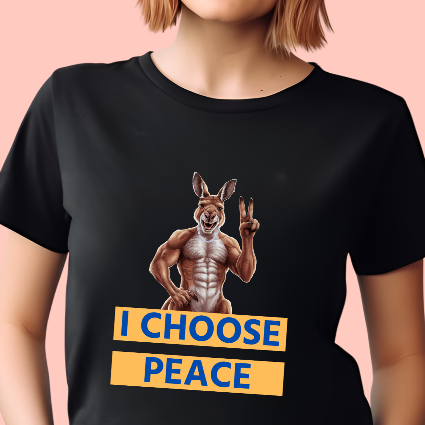 "I choose peace" Unisex Cotton Tee