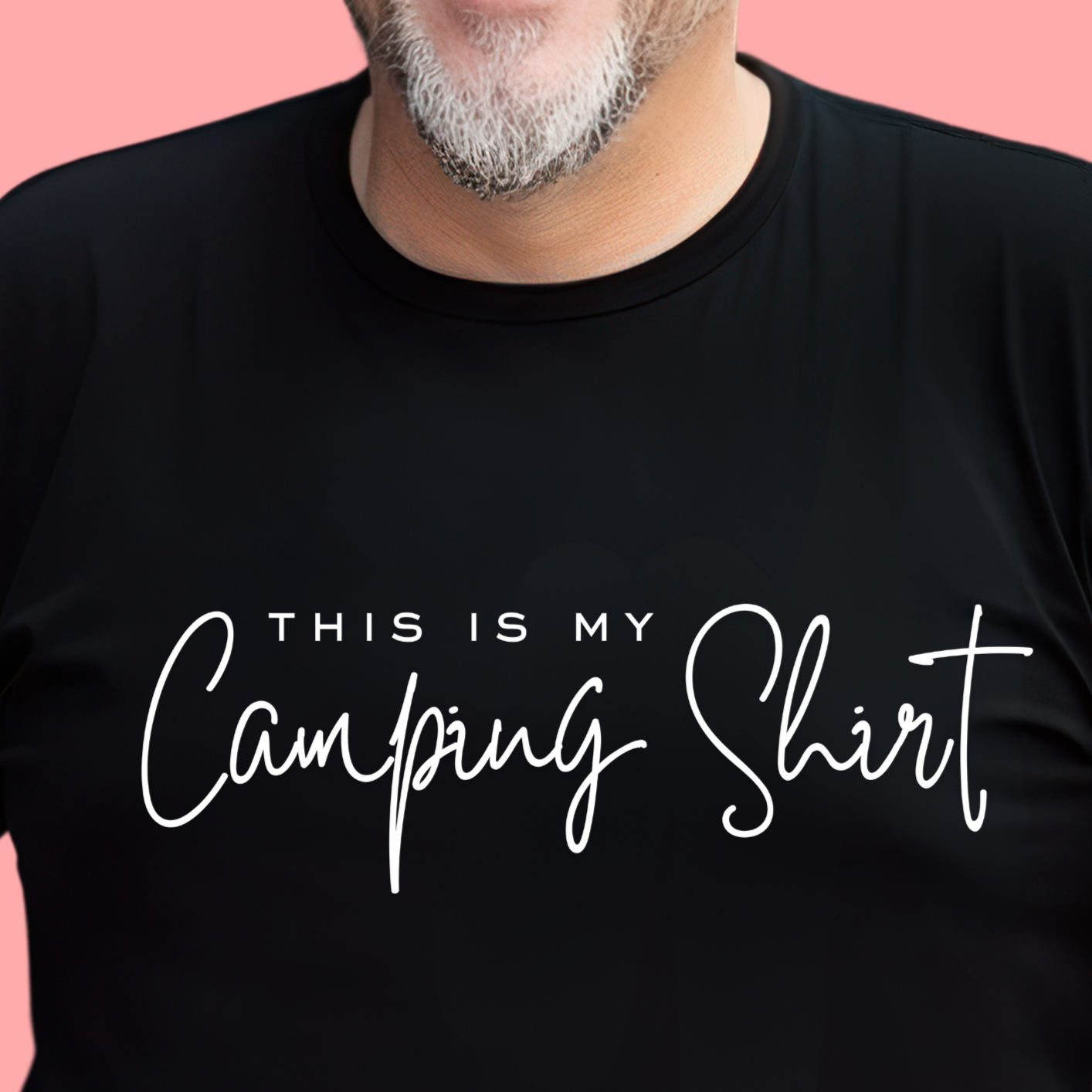 "This is my camping shirt" Unisex Cotton Tee