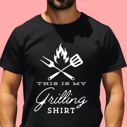 "This is my grilling shirt" Unisex Cotton Tee