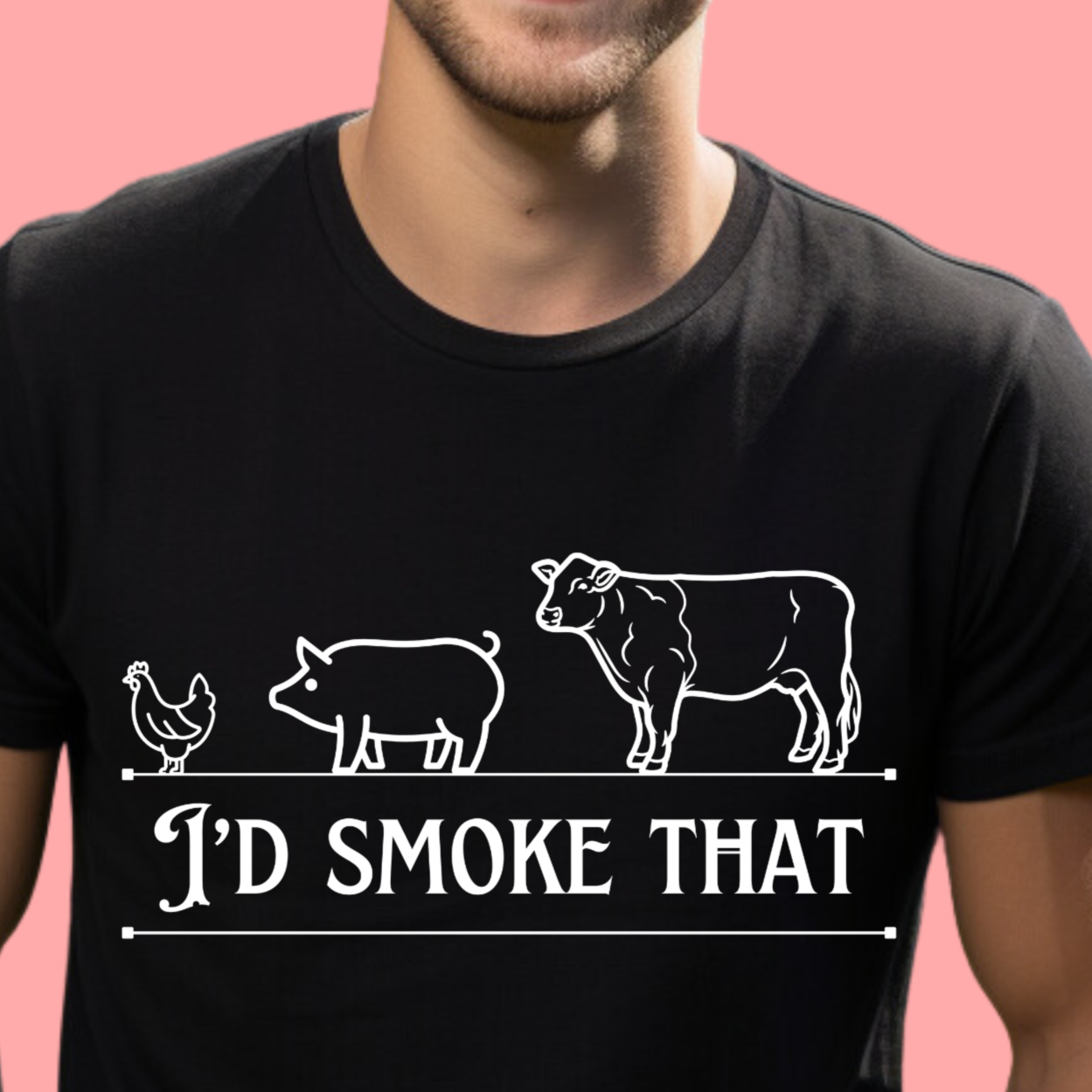 "I’d smoke that" Unisex Cotton Tee