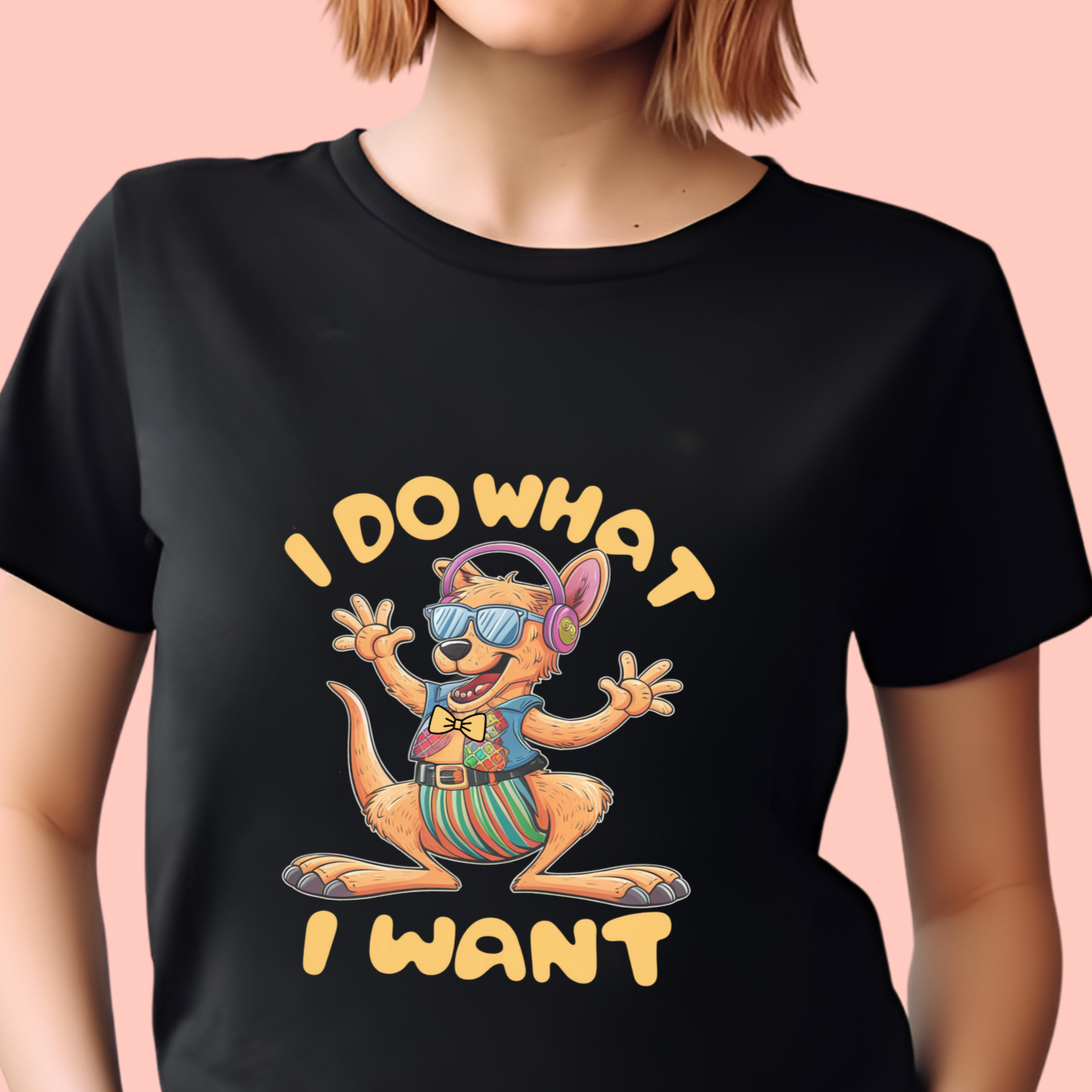 "I do what I want" Unisex Cotton Tee