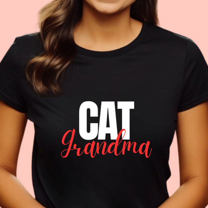 "Cat grandma" Unisex Cotton Tee