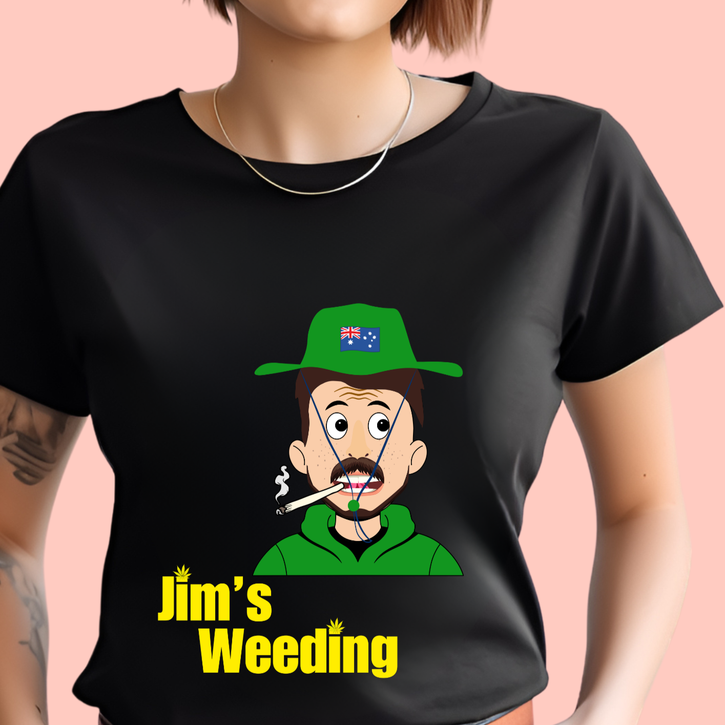 "Jim’s weeding" Unisex Cotton Tee