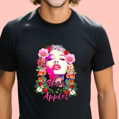 "She's apples" Unisex Cotton Tee