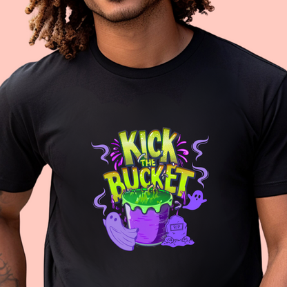 "Kick the bucket" Unisex Cotton Tee