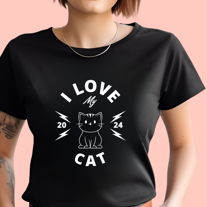 "I love my Cat" Unisex Cotton Tee