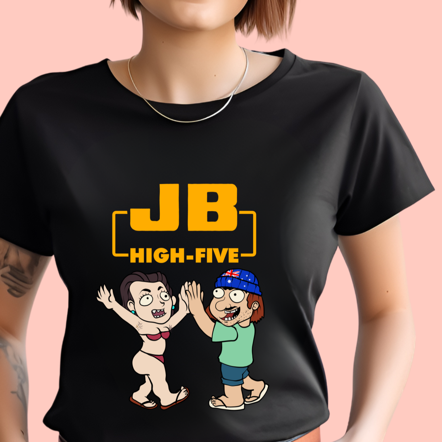 "Jb high five" Unisex Cotton Tee