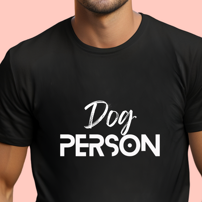 "Dog person" Unisex Cotton Tee