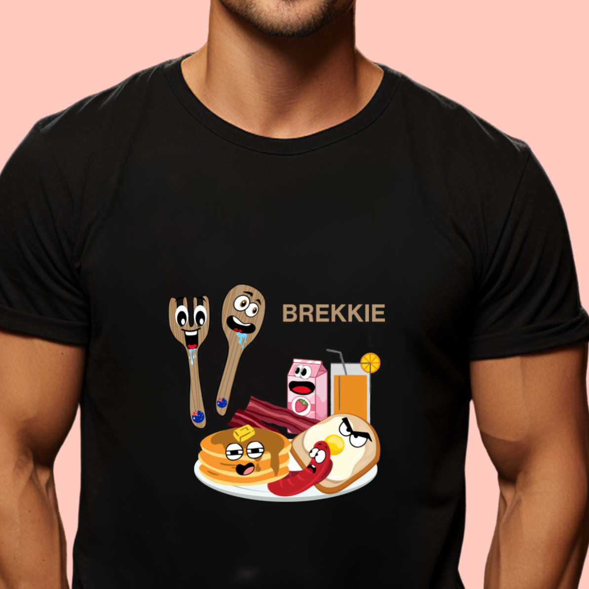 "Brekkie" Unisex Cotton Tee