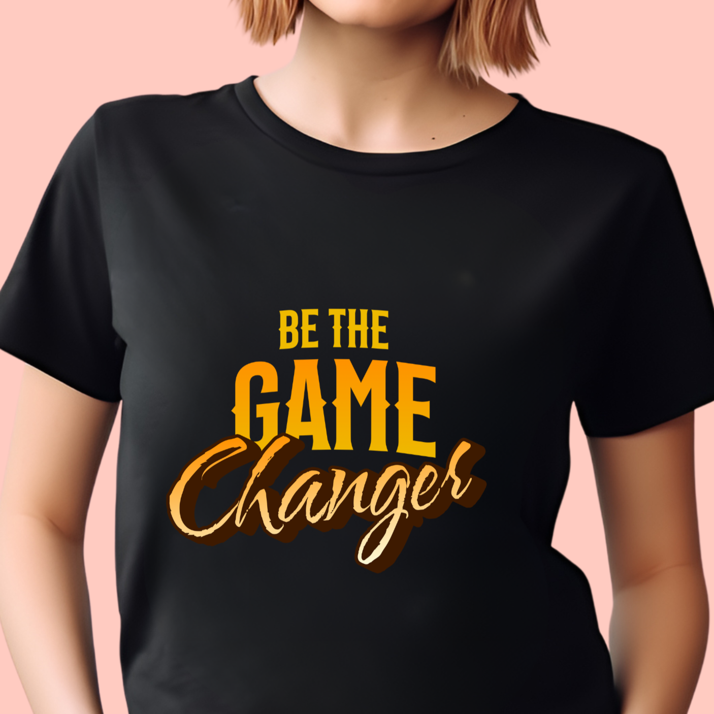 "Be the game changer" Unisex Cotton Tee